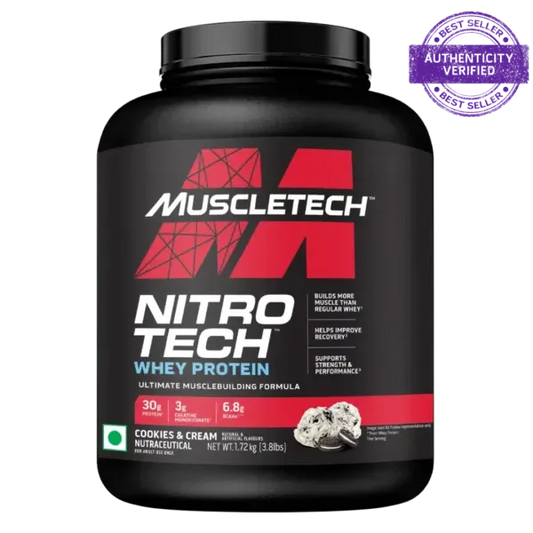 MuscleTech Nitrotech Whey Protein | Muscle Growth & Recovery Support