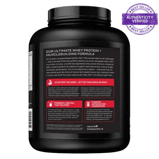 MuscleTech Nitrotech Whey Protein | Muscle Growth & Recovery Support