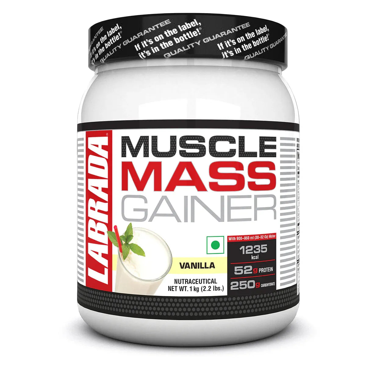 Labrada Muscle Mass Gainer | High-Calorie Muscle & Weight Gain Supplement