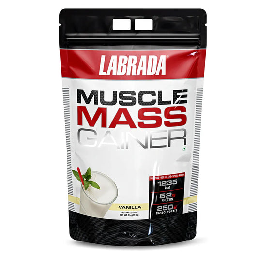 Labrada Muscle Mass Gainer | High-Calorie Muscle & Weight Gain Supplement