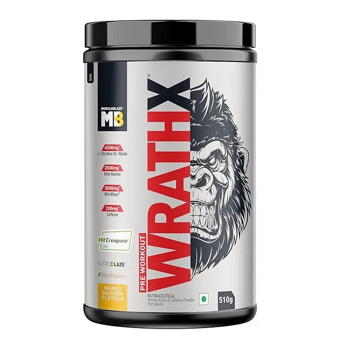 Muscle Blaze Preworkout Wrathx