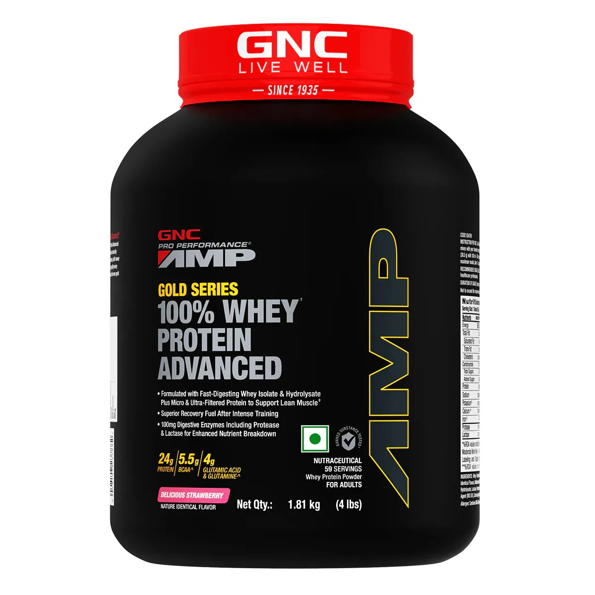 GNC Gold Series 100% Whey Protein Advance