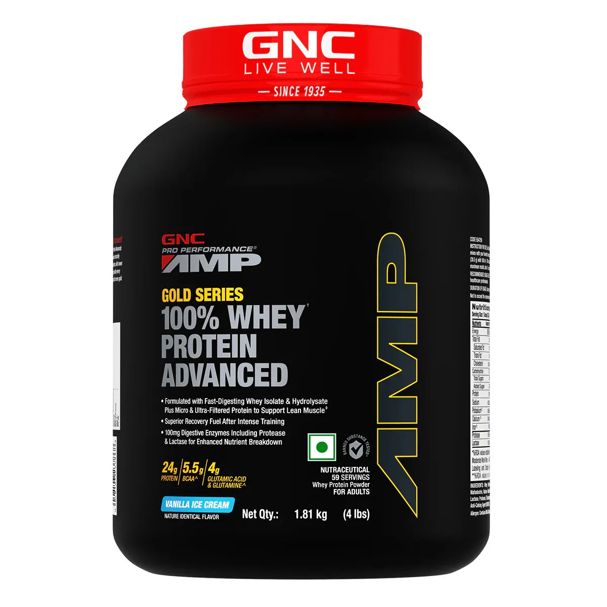 GNC Gold Series 100% Whey Protein Advance